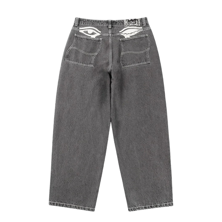 Dime Baggy Wink Denim Pants - Faded Black