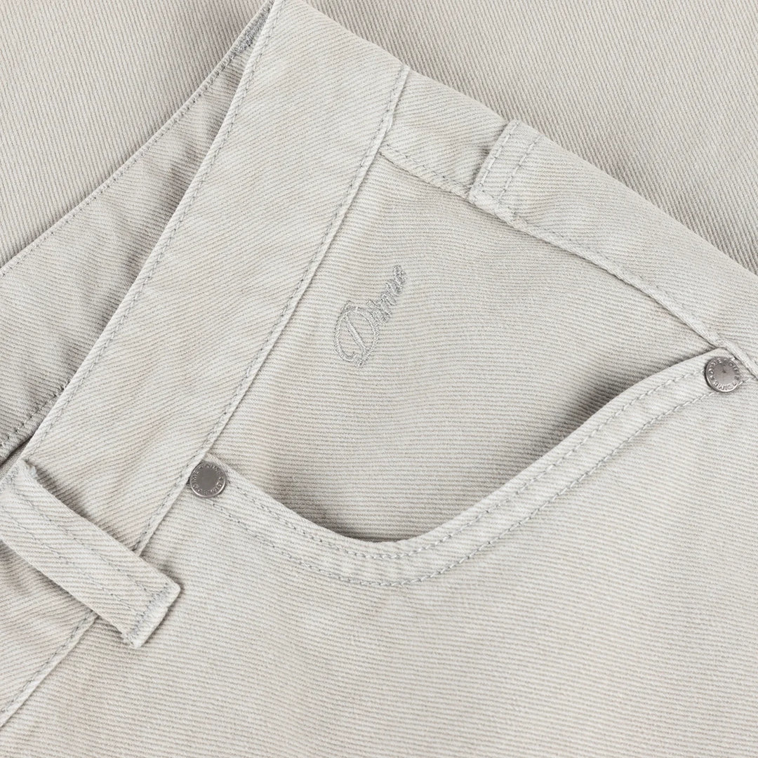 Dime Relaxed Denim Pants - Stone Gray