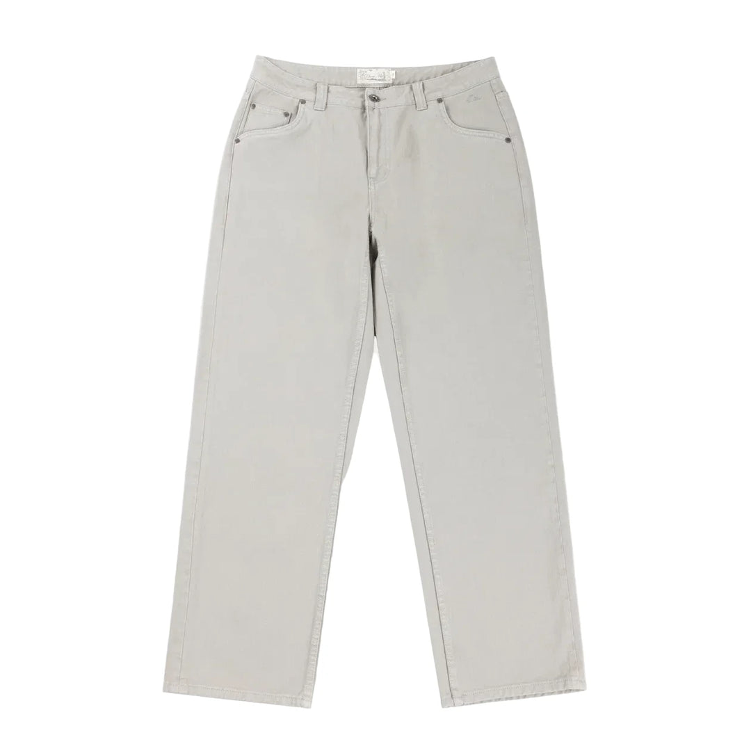 Dime Relaxed Denim Pants - Stone Gray