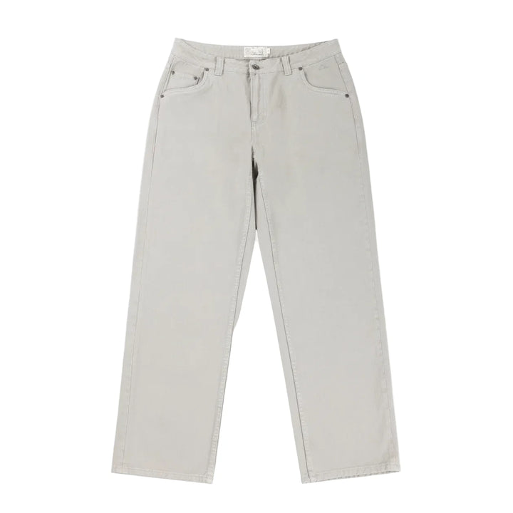 Dime Relaxed Denim Pants - Stone Gray