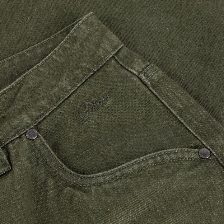 Dime Relaxed Denim Pants - Sandblasted Forest