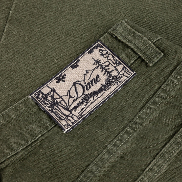 Dime Relaxed Denim Pants - Sandblasted Forest