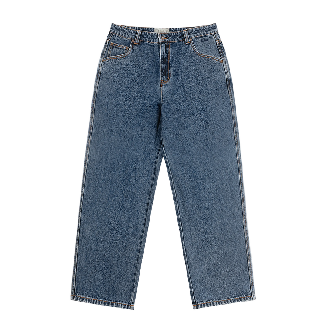 Dime Relaxed Denim Pants - Stone Washed