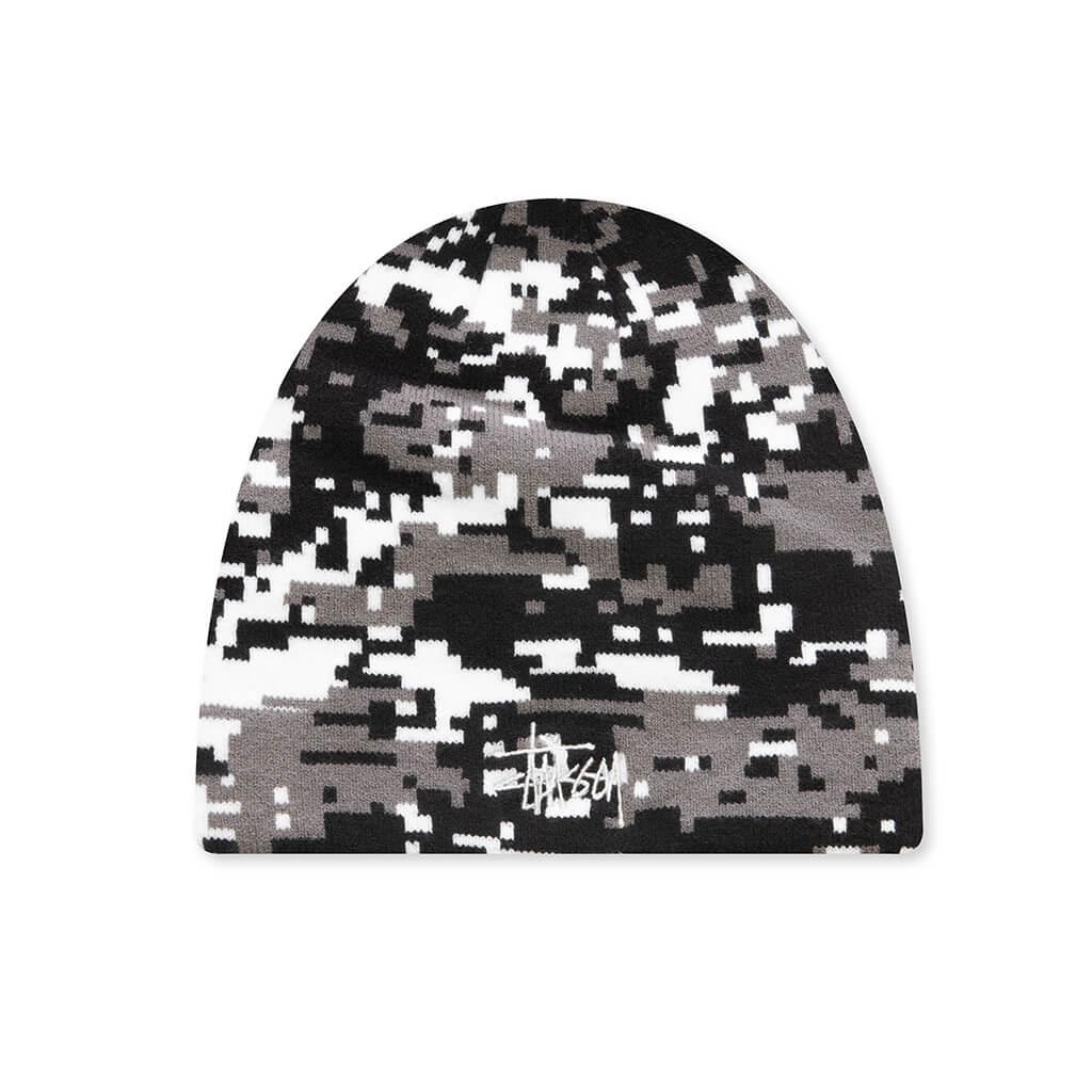 Stussy Basic Digicamo Skullcap - Digi Camo Grey