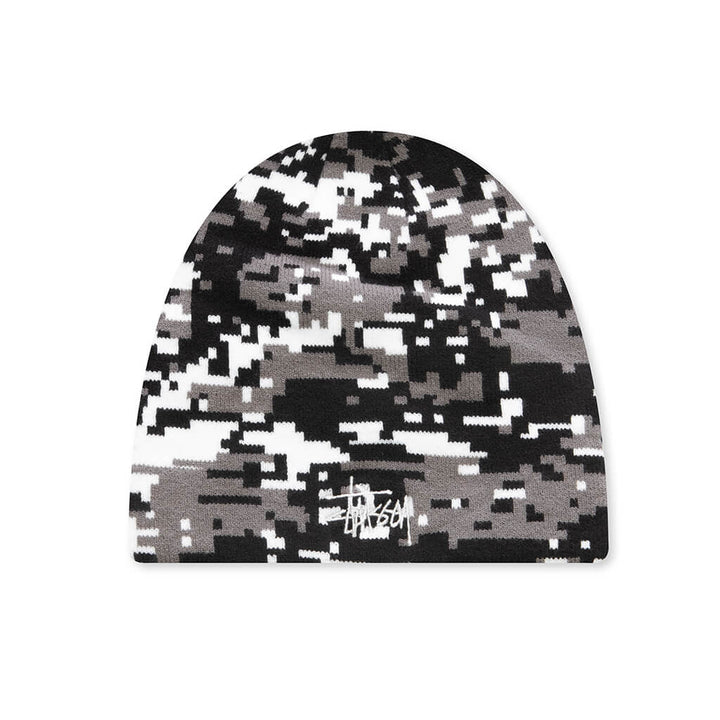 Stussy Basic Digicamo Skullcap - Digi Camo Grey