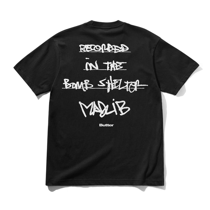 Butter x Madlib Bomb Shelter Tee - Black