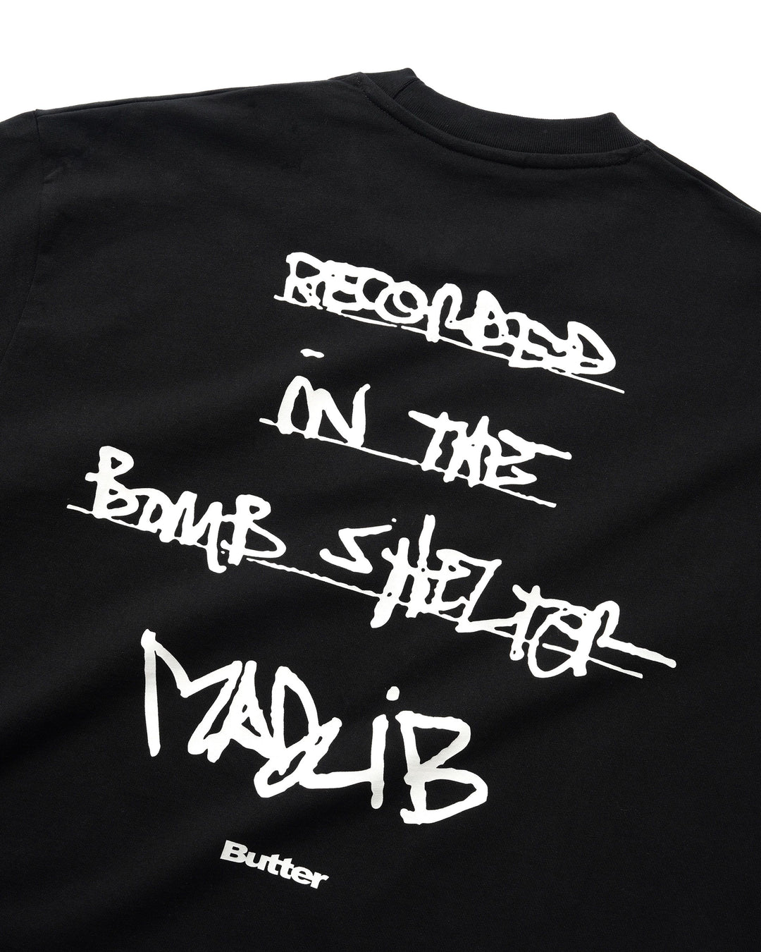 Butter x Madlib Bomb Shelter Tee - Black