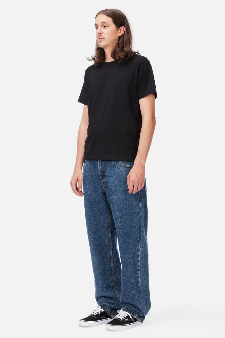 Dime Relaxed Denim Pants - Stone Washed