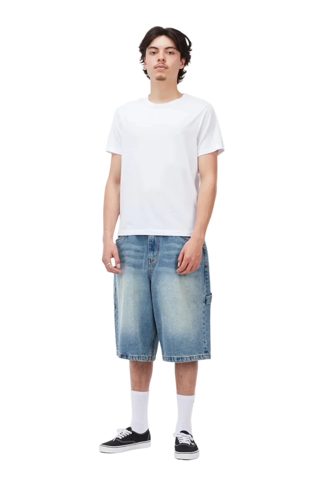 Dime Classic Denim Shorts - Sandblasted Indigo
