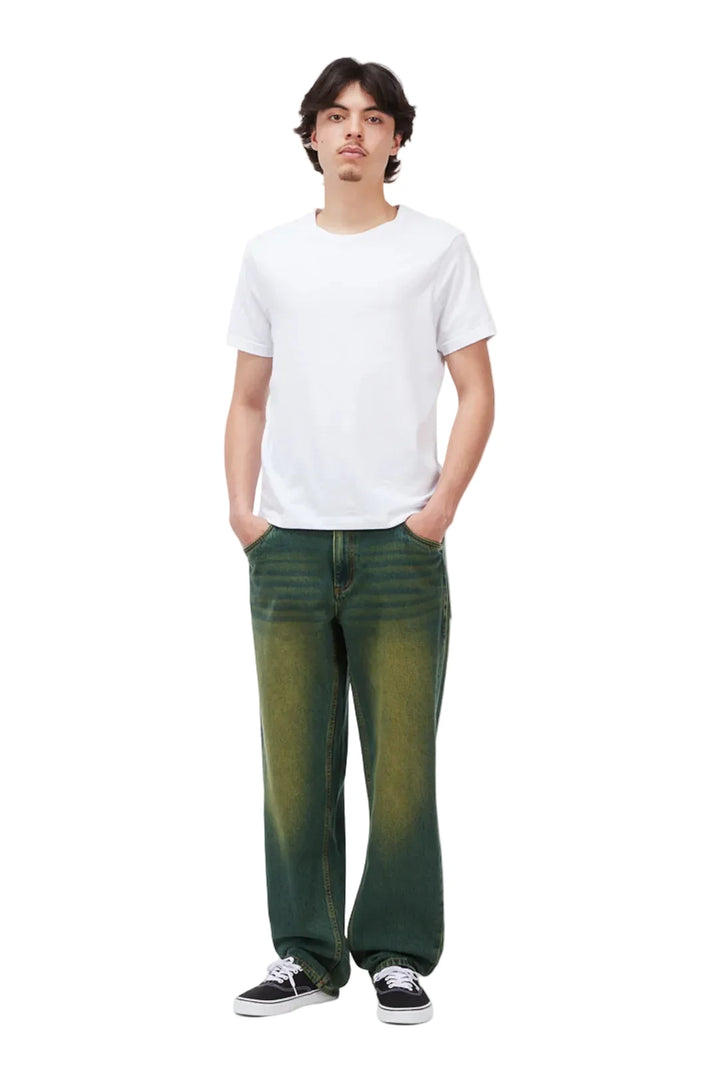 Dime Relaxed Denim Pants - Sandblasted Pine