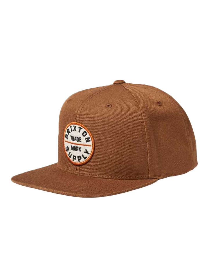 Brixton Oath III Snapback - Pinecone Brown