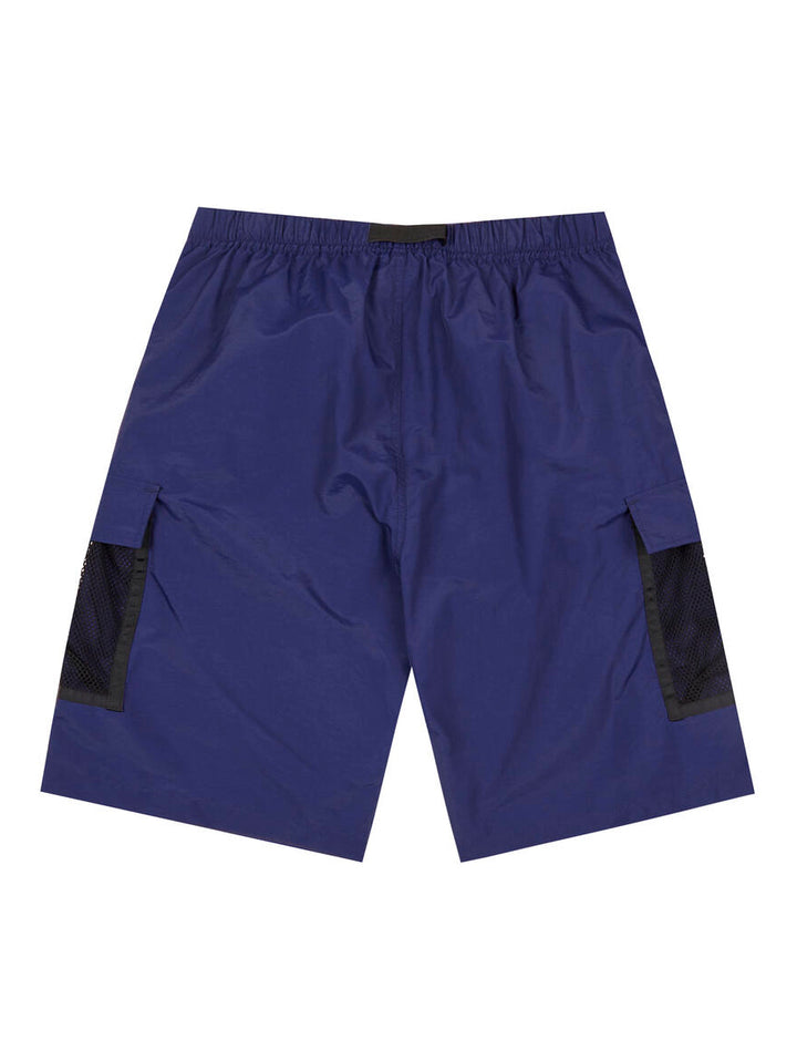 Bronze Mesh Cargo Shorts - Navy