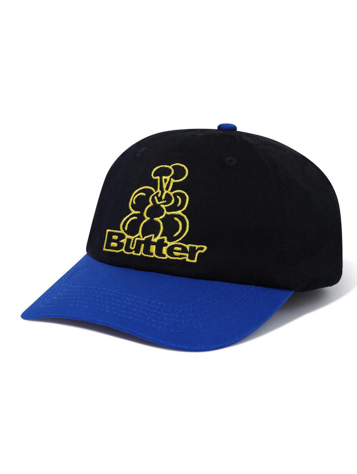 Butter Bugs 6 Panel Cap - Black / Royal