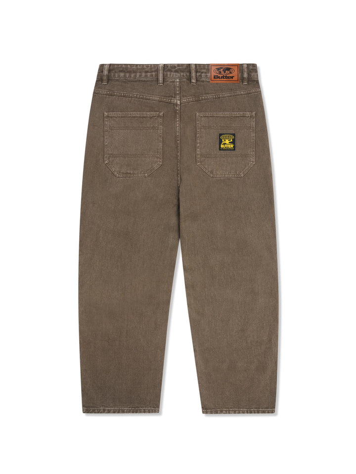 Butter Patch Pocket Denim Pants - Sandalwood