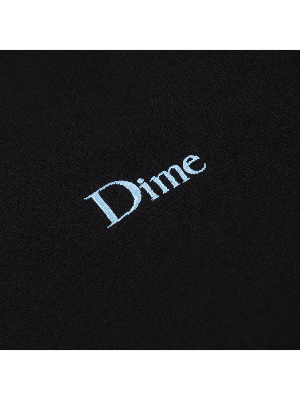 Dime Small Logo Crewneck - Black