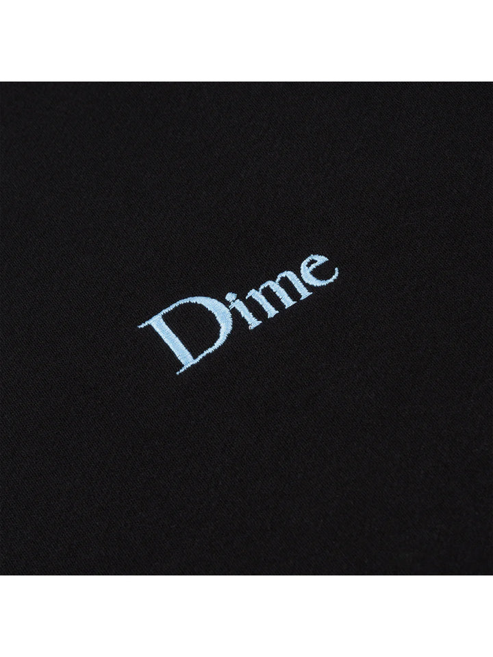 Dime Small Logo Crewneck - Black