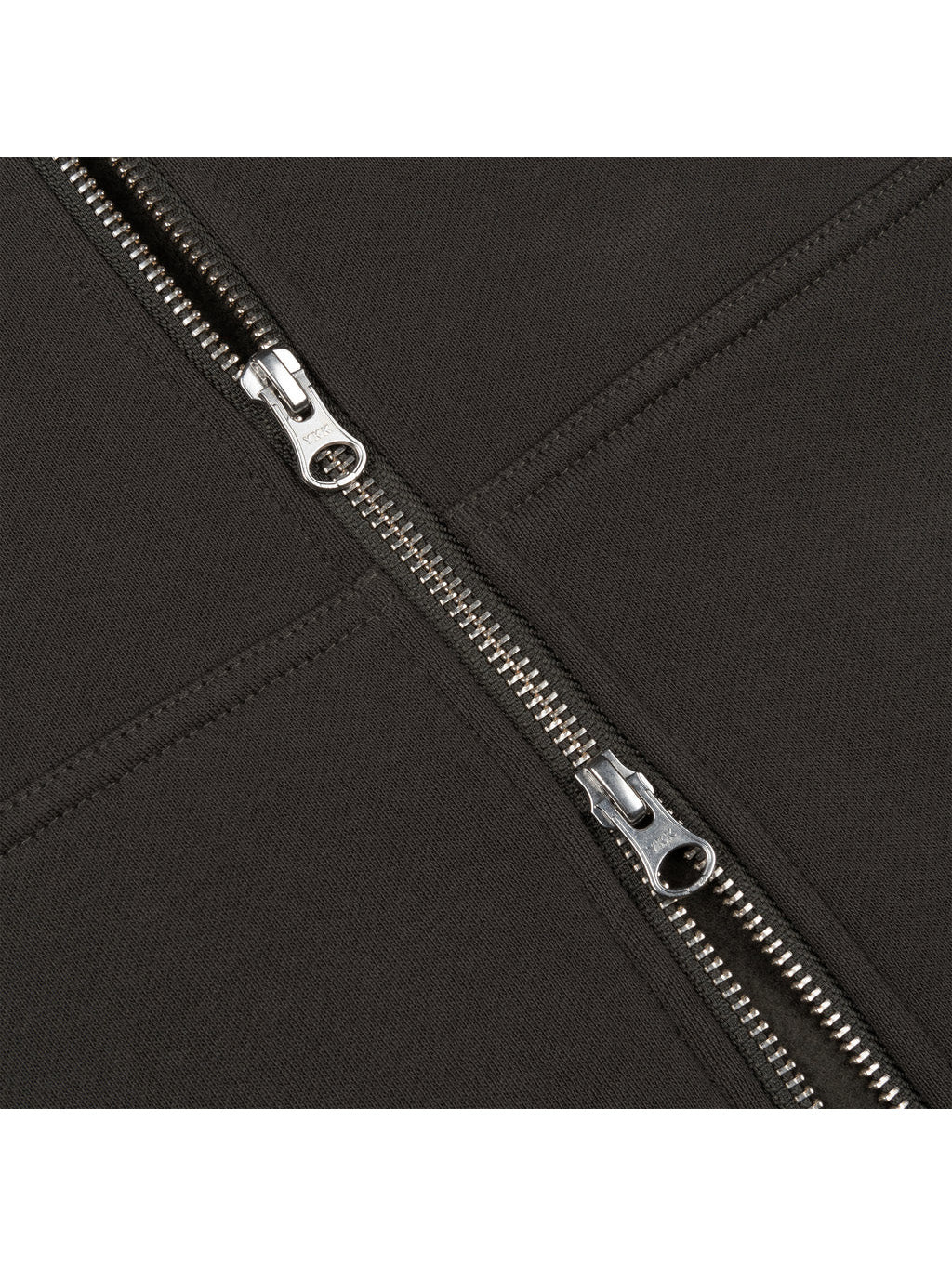 Dime Cursive Logo Zip Hoodie - Vintage Black