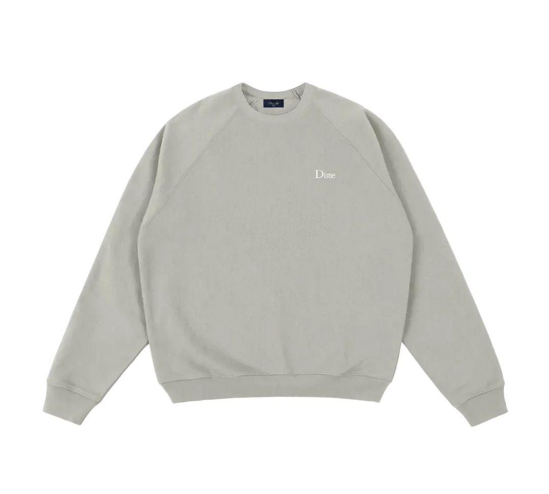 Dime Classic Small Logo Crewneck - Iron