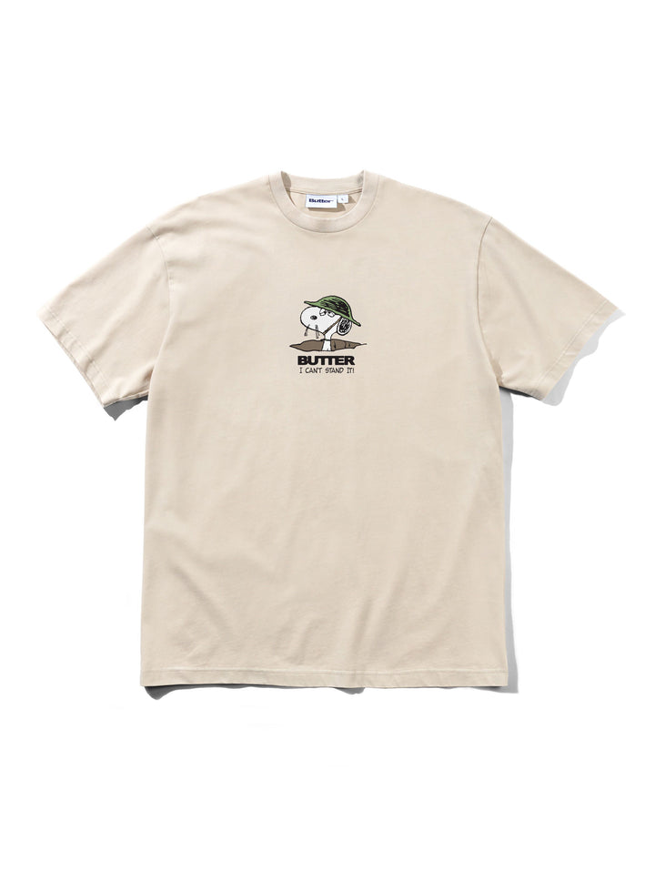 Butter x Peanuts Can't Stand It Tee - Washed Sandstone