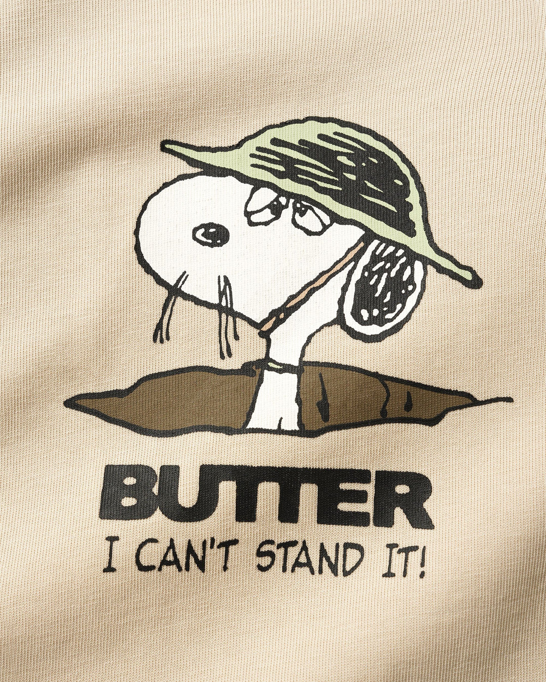Butter x Peanuts Can't Stand It Tee - Washed Sandstone