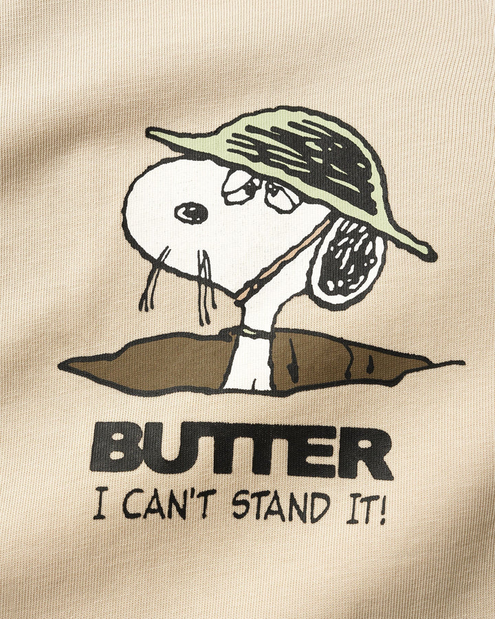 Butter x Peanuts Can't Stand It Tee - Washed Sandstone