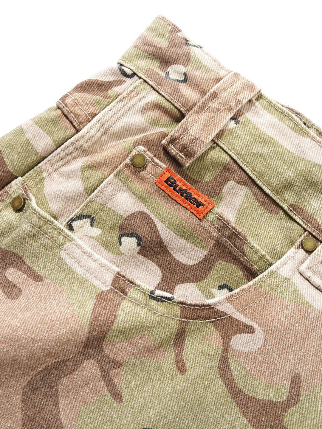 Butter Carpenter Denim Jeans - Desert Camo