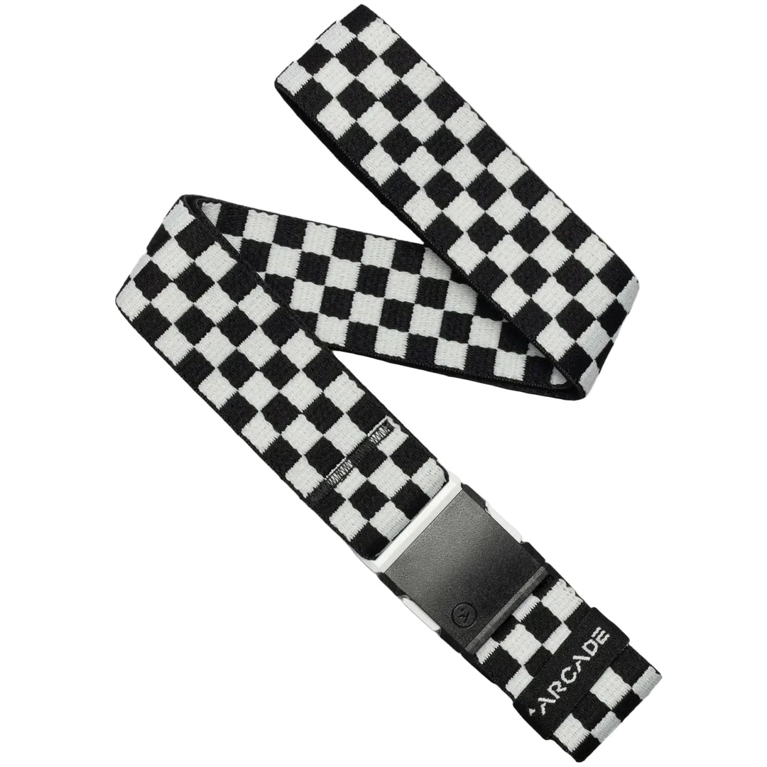 Arcade Check Belt - Black / Glacial