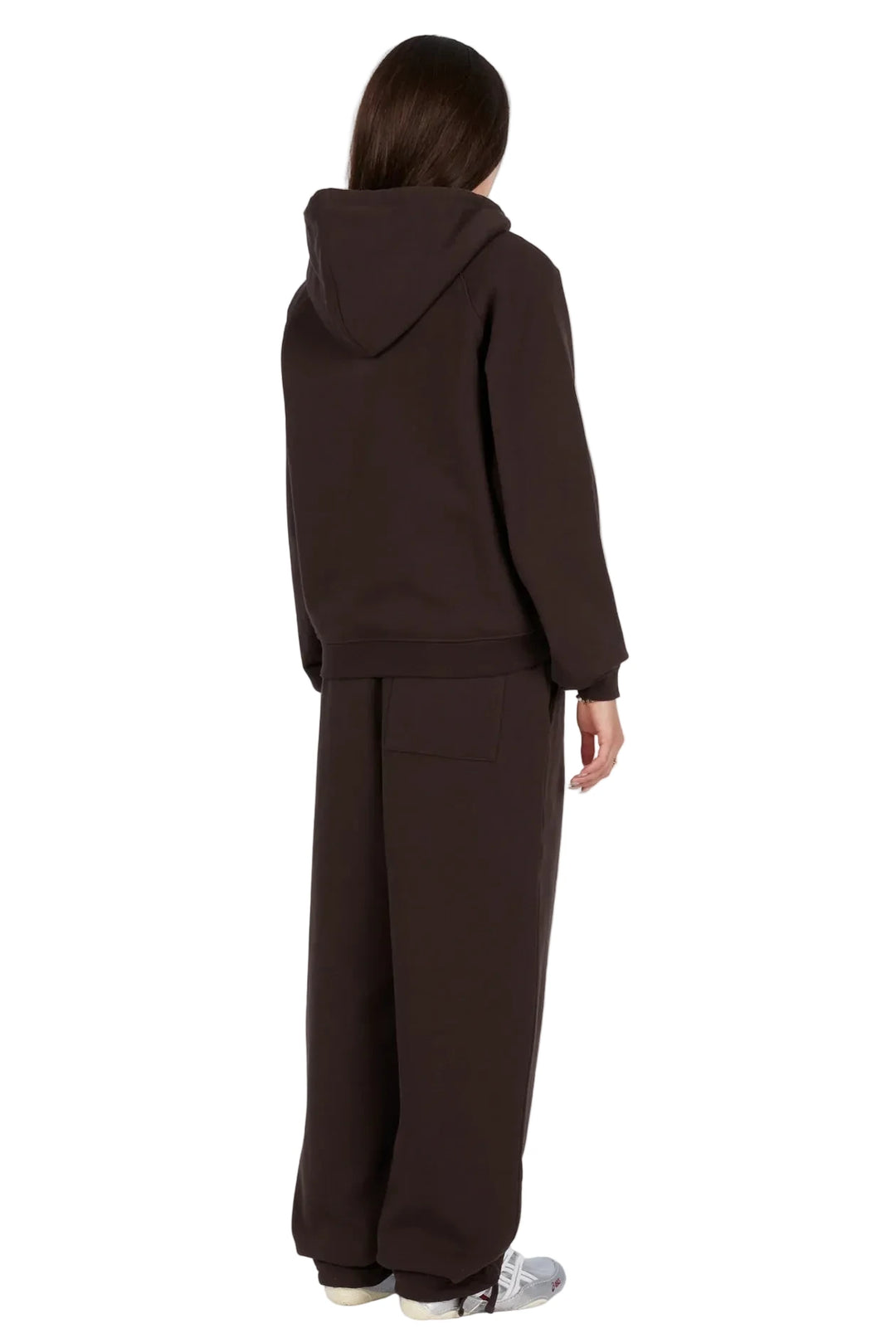 Dime Classic Small Logo Zip Hoodie - Dark Brown