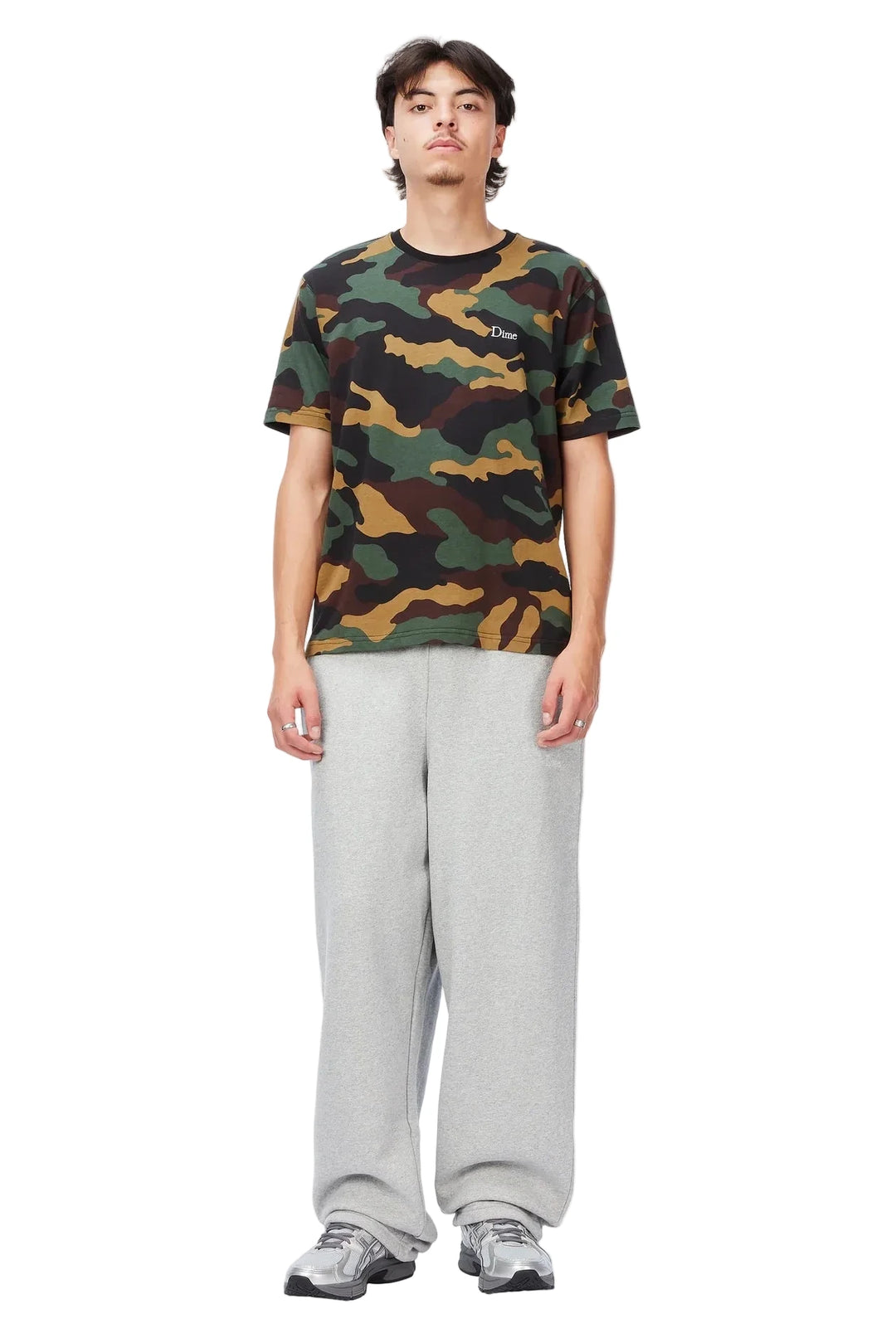 Dime Classic Logo Sweatpants - Heather Gray