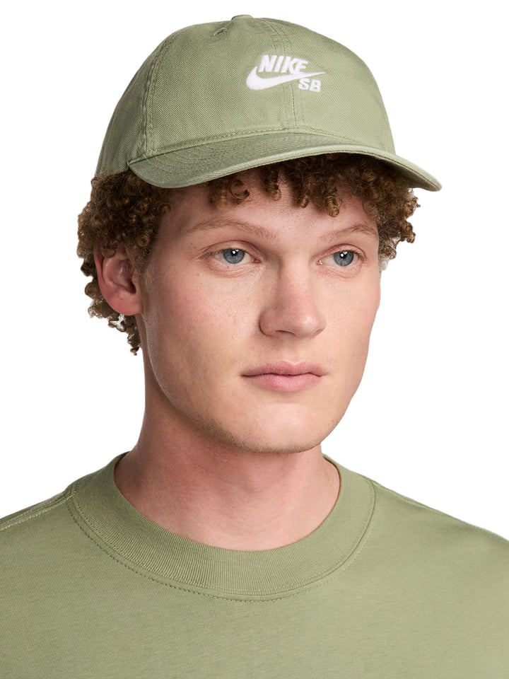 Nike SB Club Hat - Oil Green / White