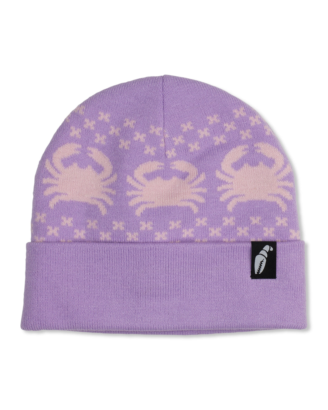 Crab Grab Nordicrab Beanie - Pastel Purple / Pink