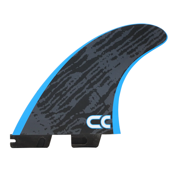 FCS II Crosby Colapinto PC Tri Fins Black Blue Medium