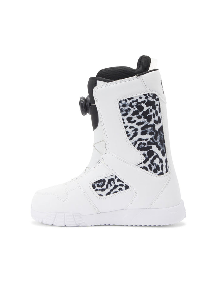 2024 DC Womens Phase BOA Boot - White / Black Print