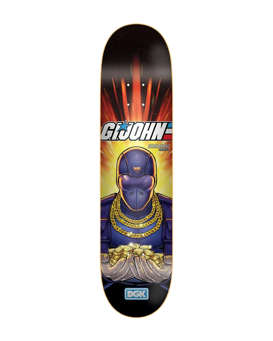 DGK Snake Shanahan Deck - 8.06