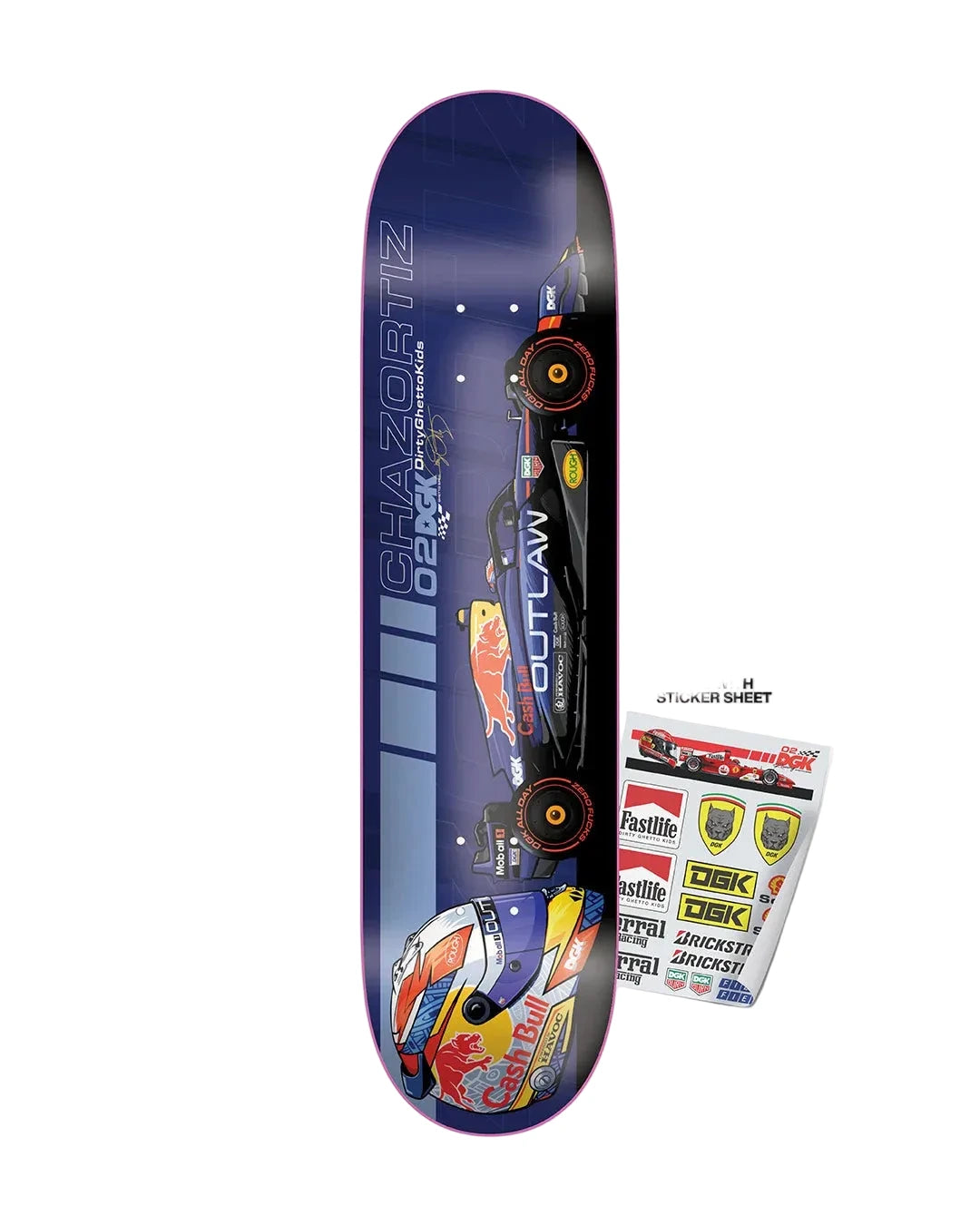 DGK Bricks To Pit Ortiz Deck - 8.25