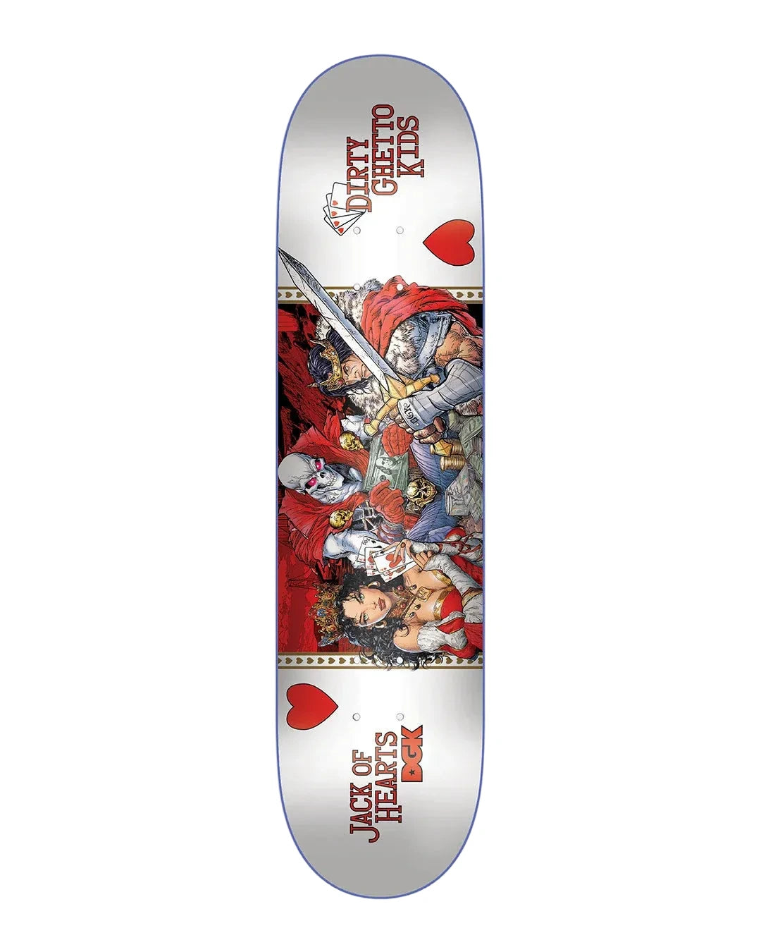 DGK Jack Of Hearts Curtin Deck - 8.5