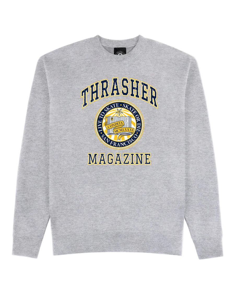 Thrasher Dropout Crewneck - Ash Grey