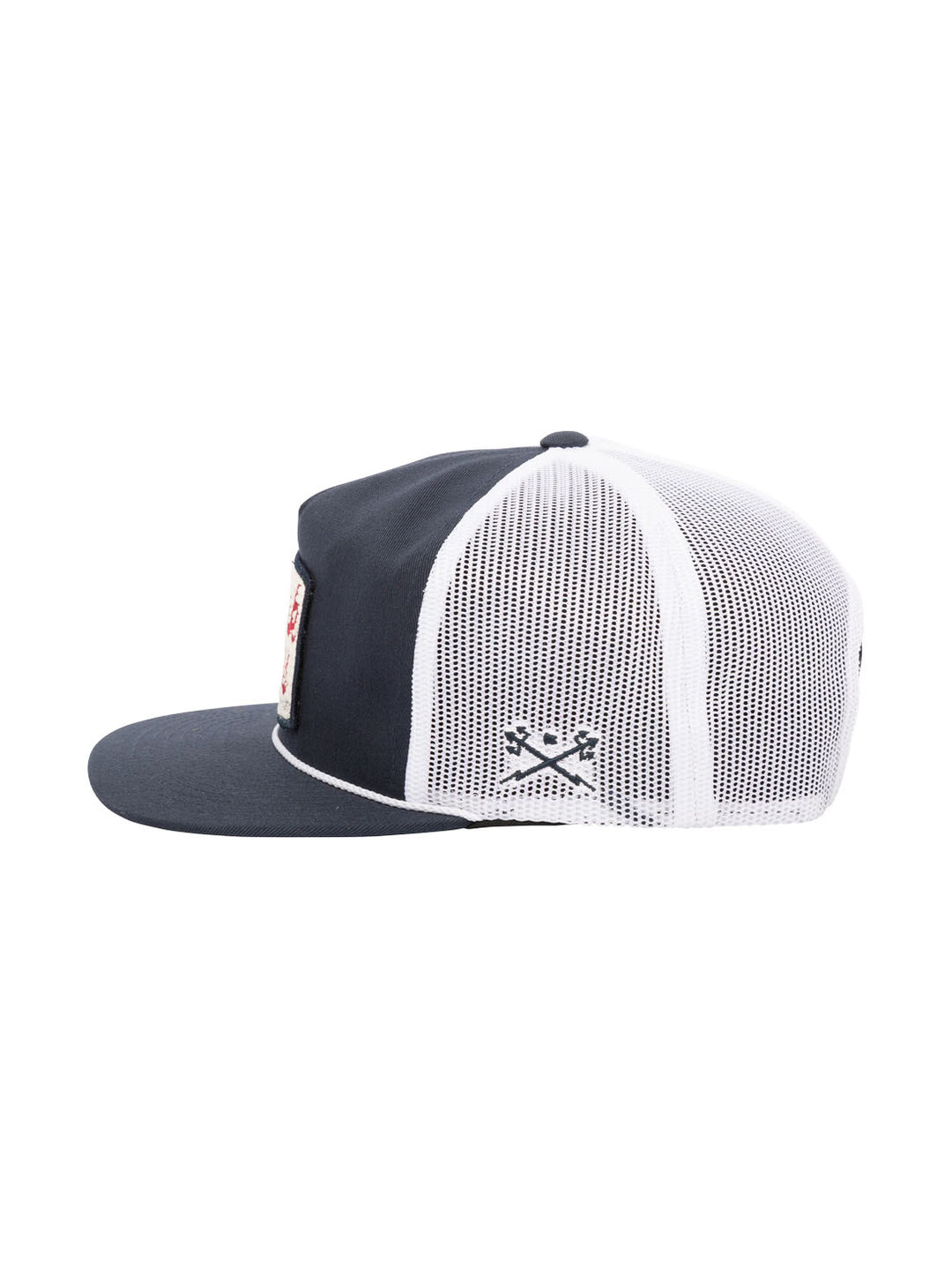 Dark Seas Rhodes Hat - Navy / White