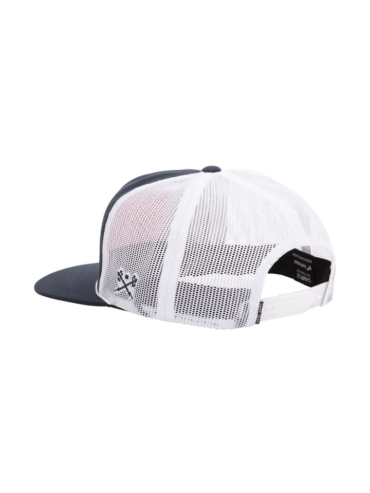 Dark Seas Rhodes Hat - Navy / White