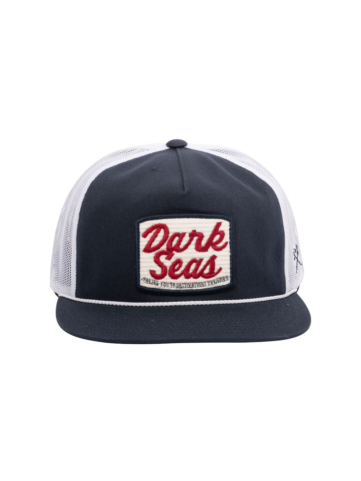 Dark Seas Rhodes Hat - Navy / White
