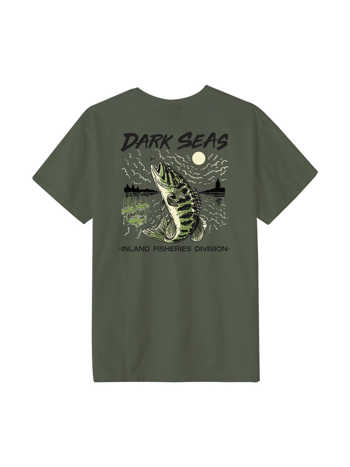 Dark Seas Small Mouth Tee - Bronze Green