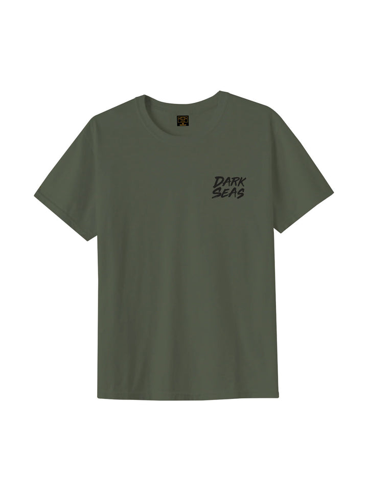Dark Seas Small Mouth Tee - Bronze Green