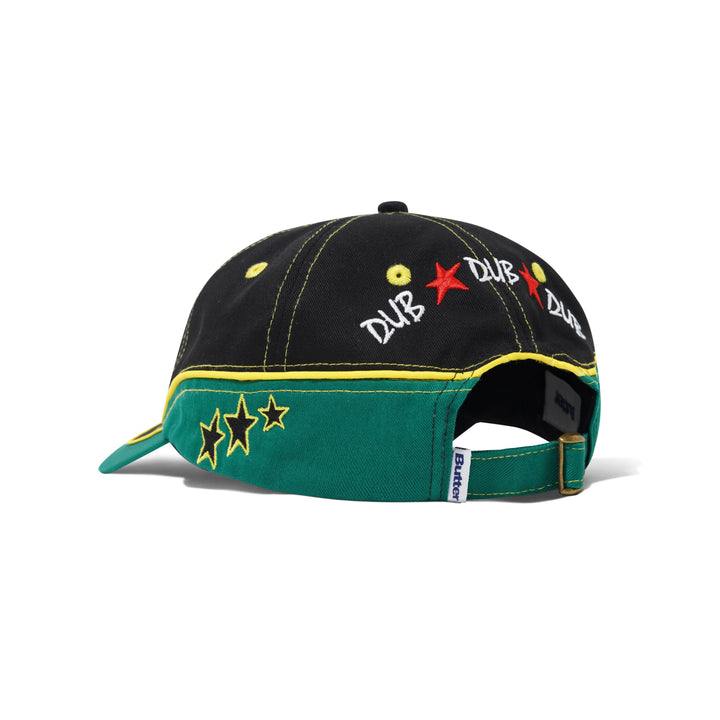 Butter Dub 6 Panel Cap - Black/Green