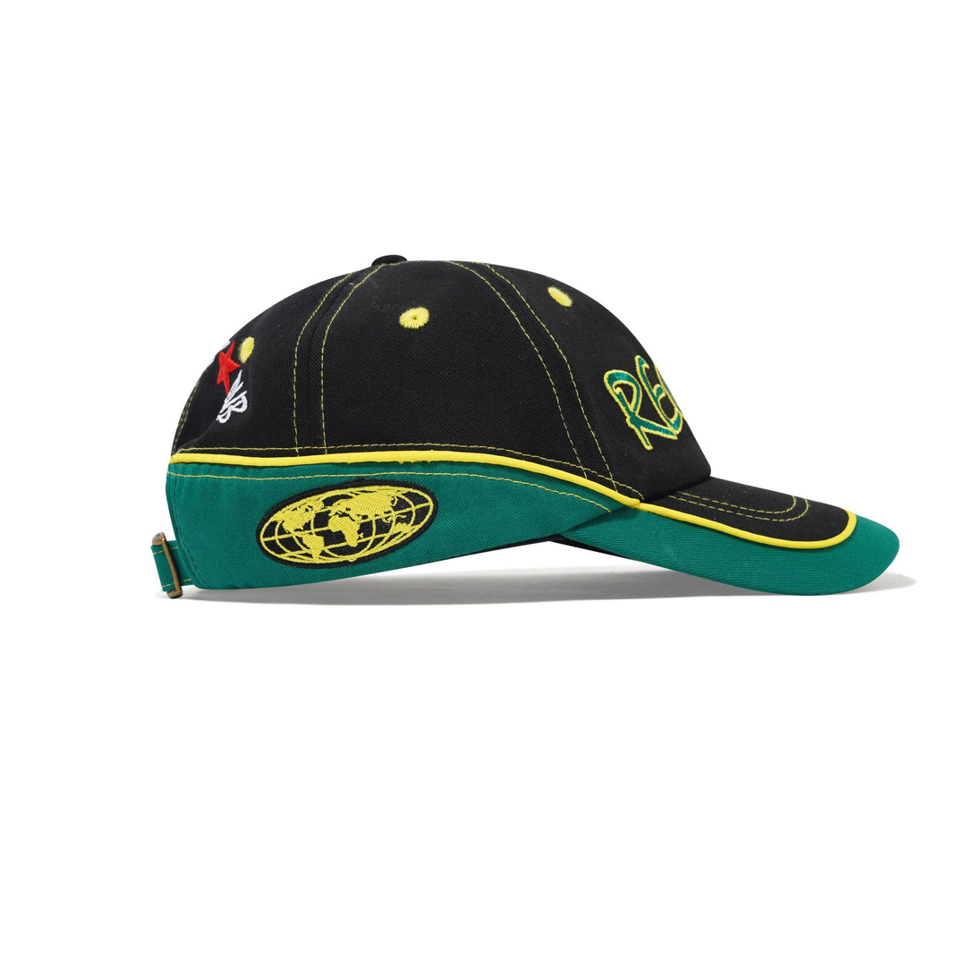 Butter Dub 6 Panel Cap - Black/Green