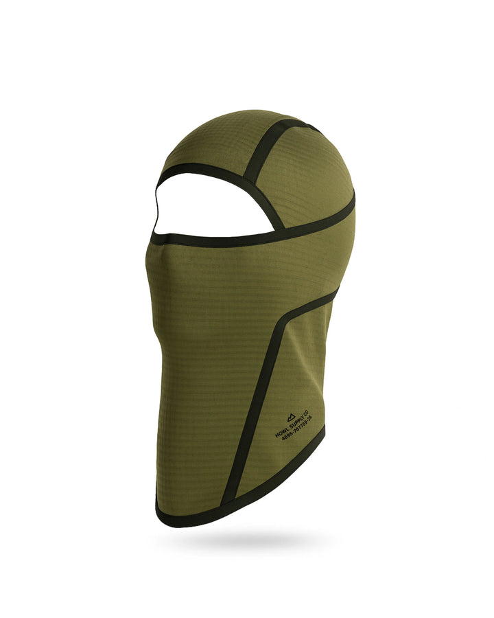 2027 Howl Taped Facemask - Olive