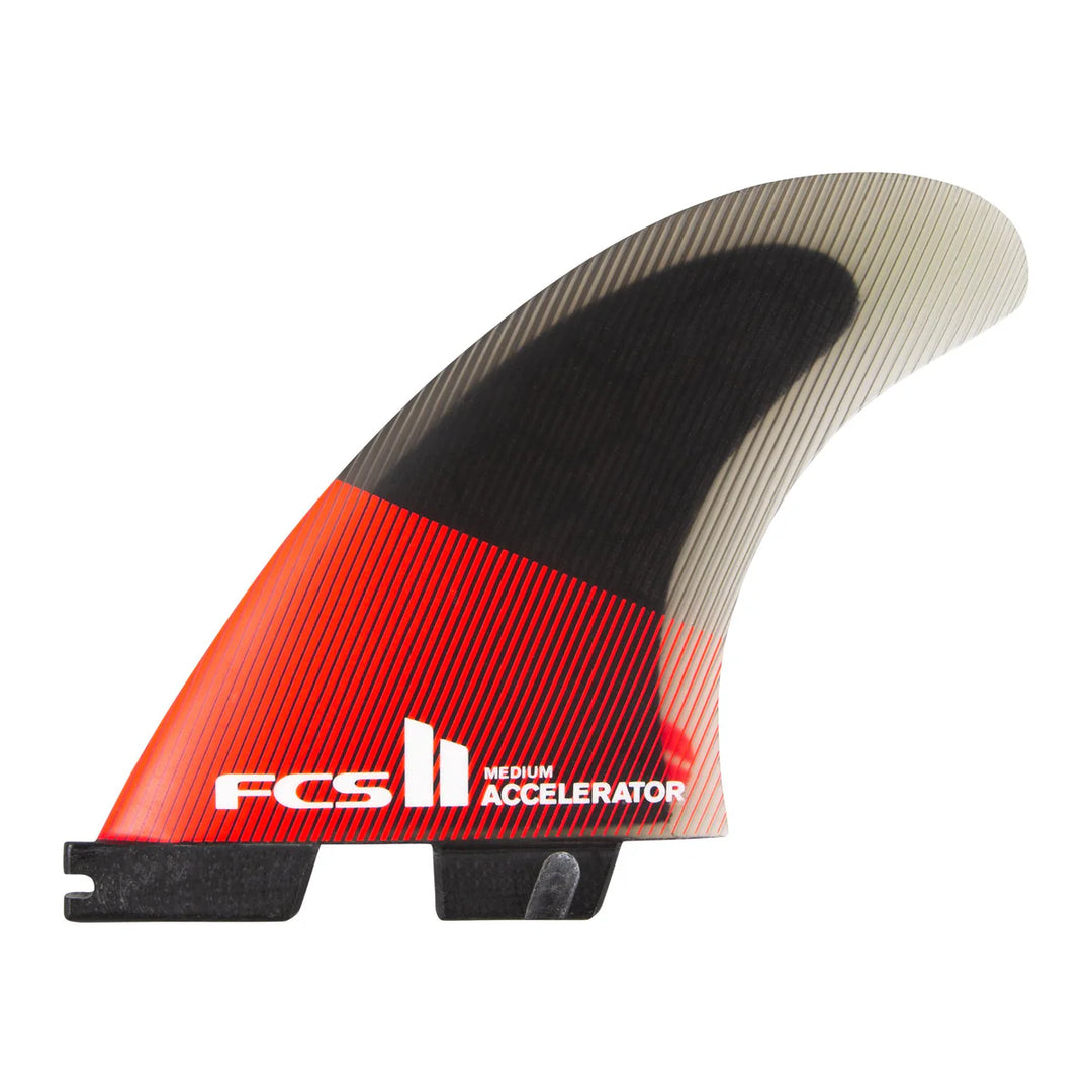 FCS II Accelerator PC Med Red Tri Fins