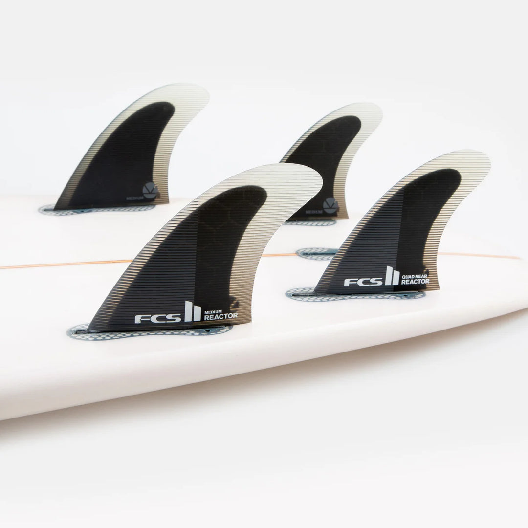 FCS II Reactor PC Med Charcoal Quad Rear Fins