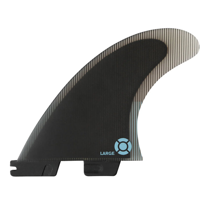 FCS II Performer PC LG Blue Tri Fins