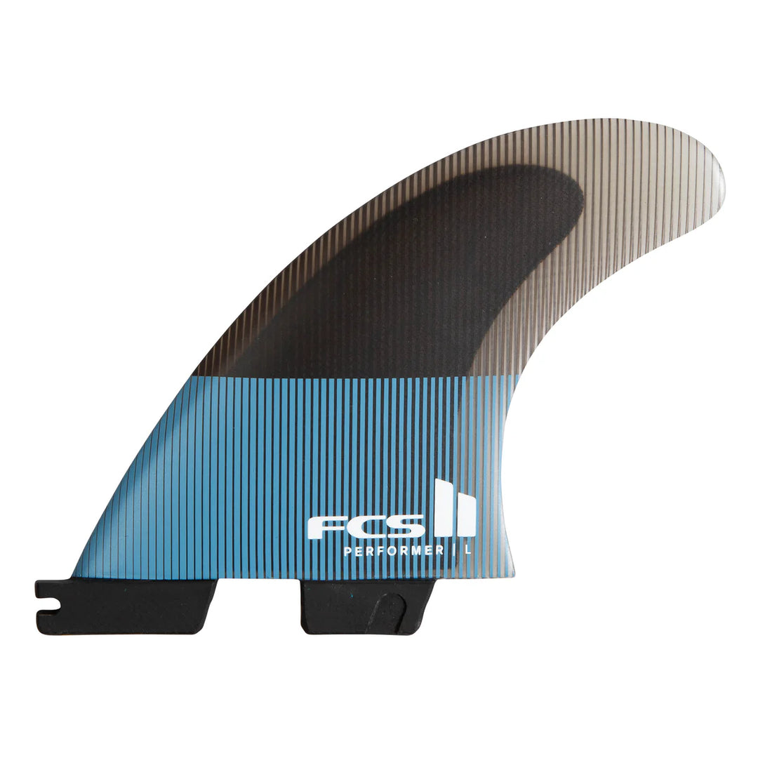 FCS II Performer PC LG Blue Tri Fins