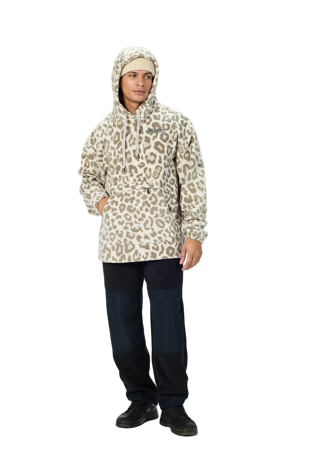 2027 Airblaster Fleece Hoodie - Moon Leopard